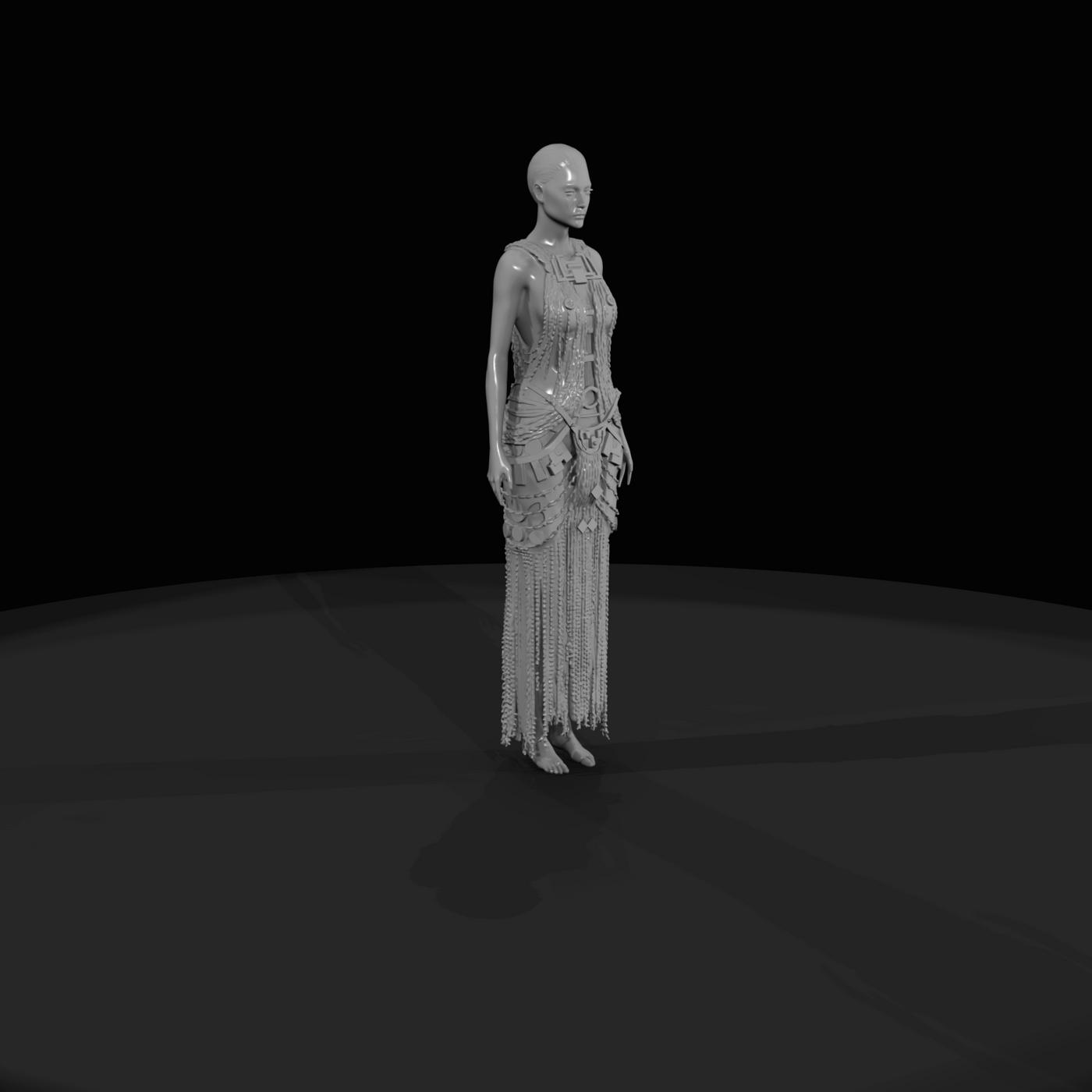 Fashion Model Figure (estimated) — Female