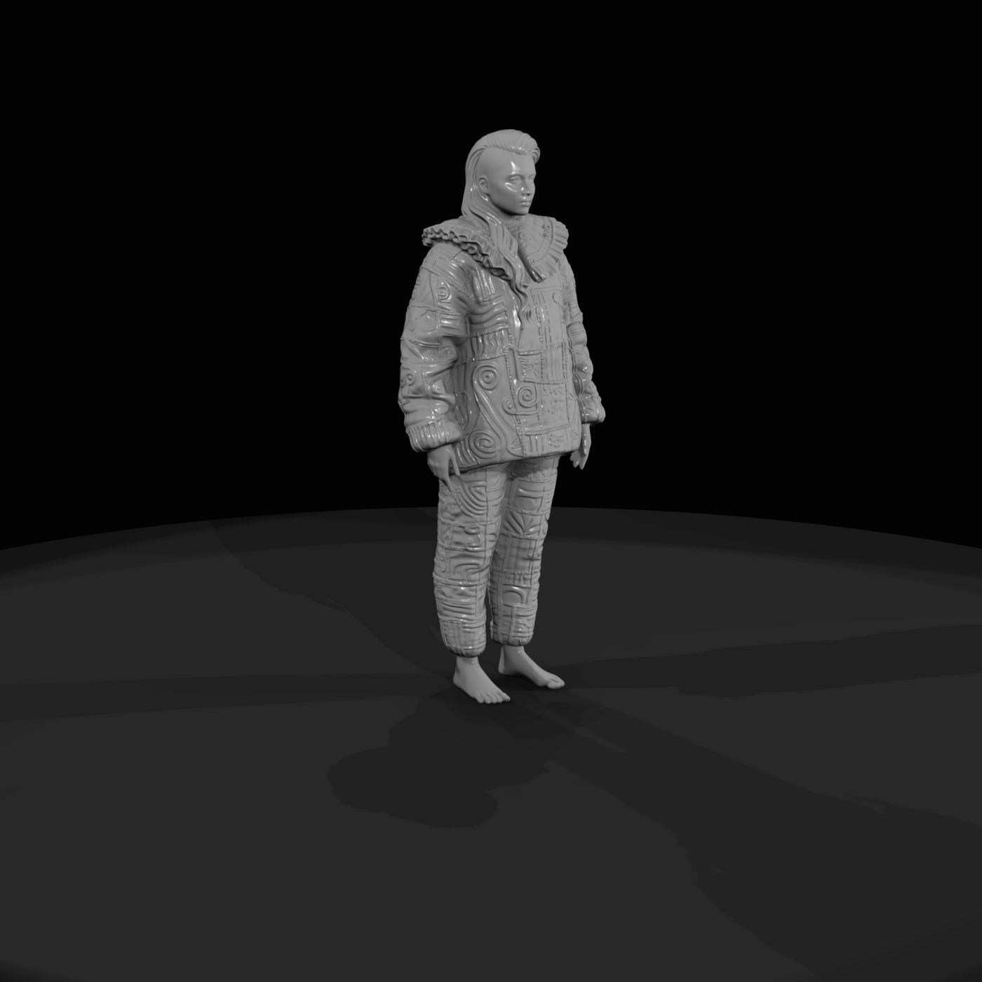 Fashion Model Figure (estimated) — Female