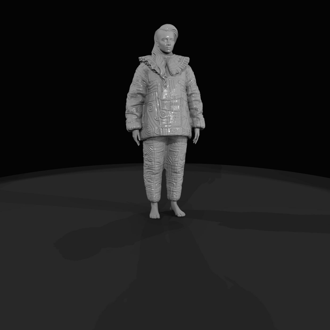 Fashion Model Figure (estimated) — Female