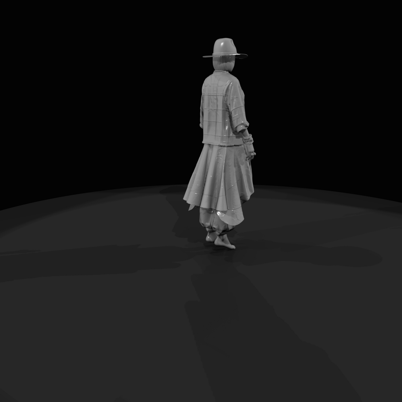 Fashion Model Figure (estimated) — Female