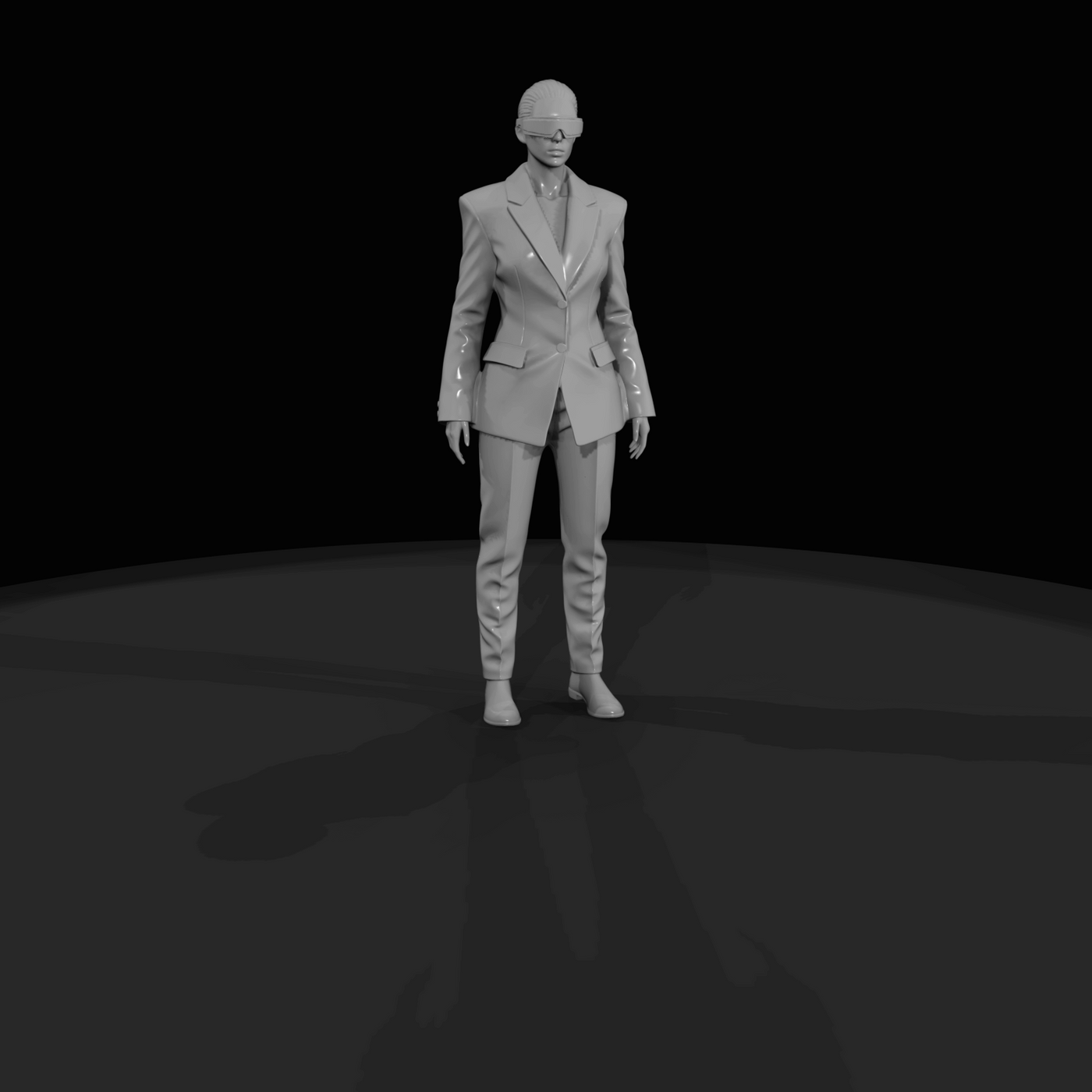 Fashion Model Figure (estimated) — Female