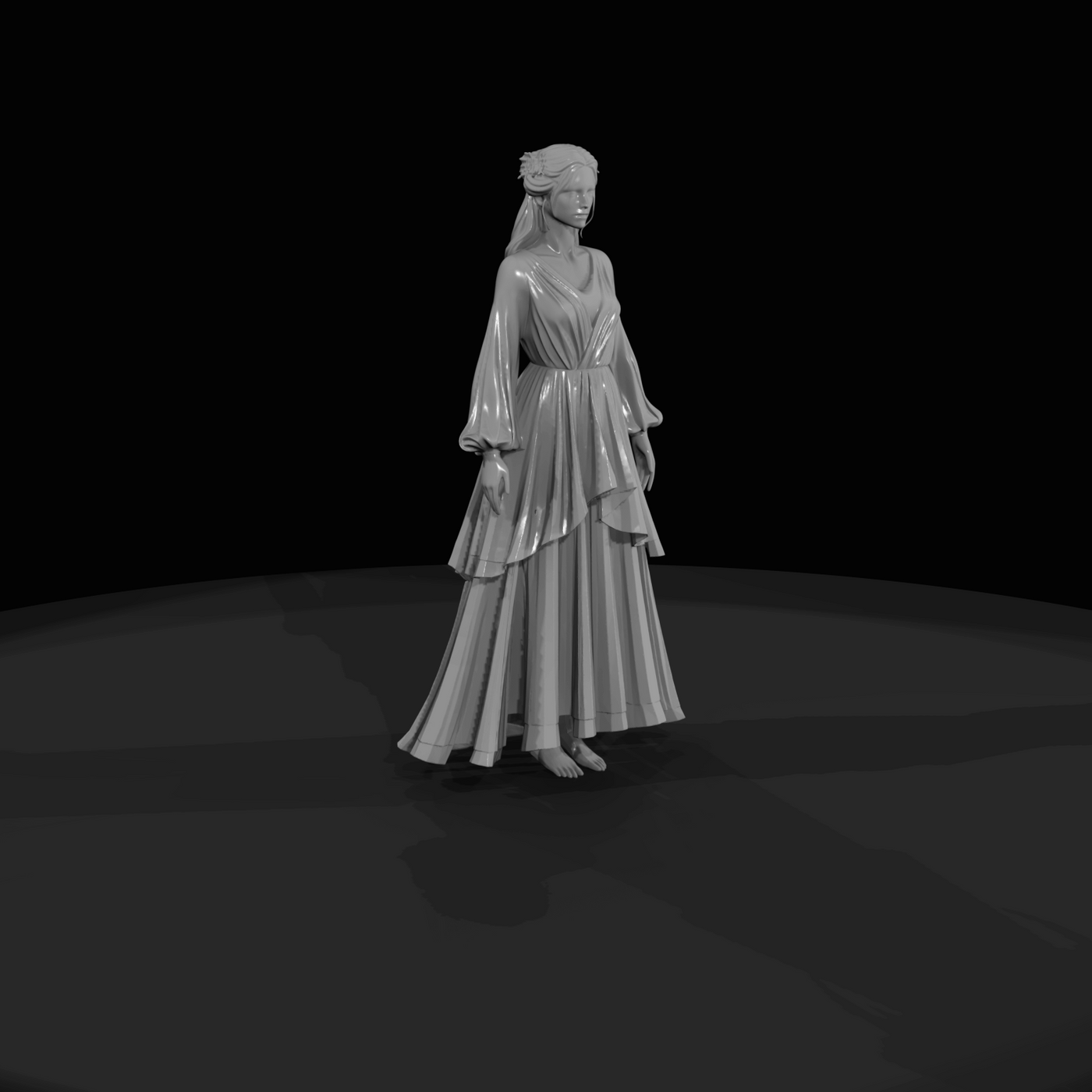 Fashion Model Figure (estimated) — Female