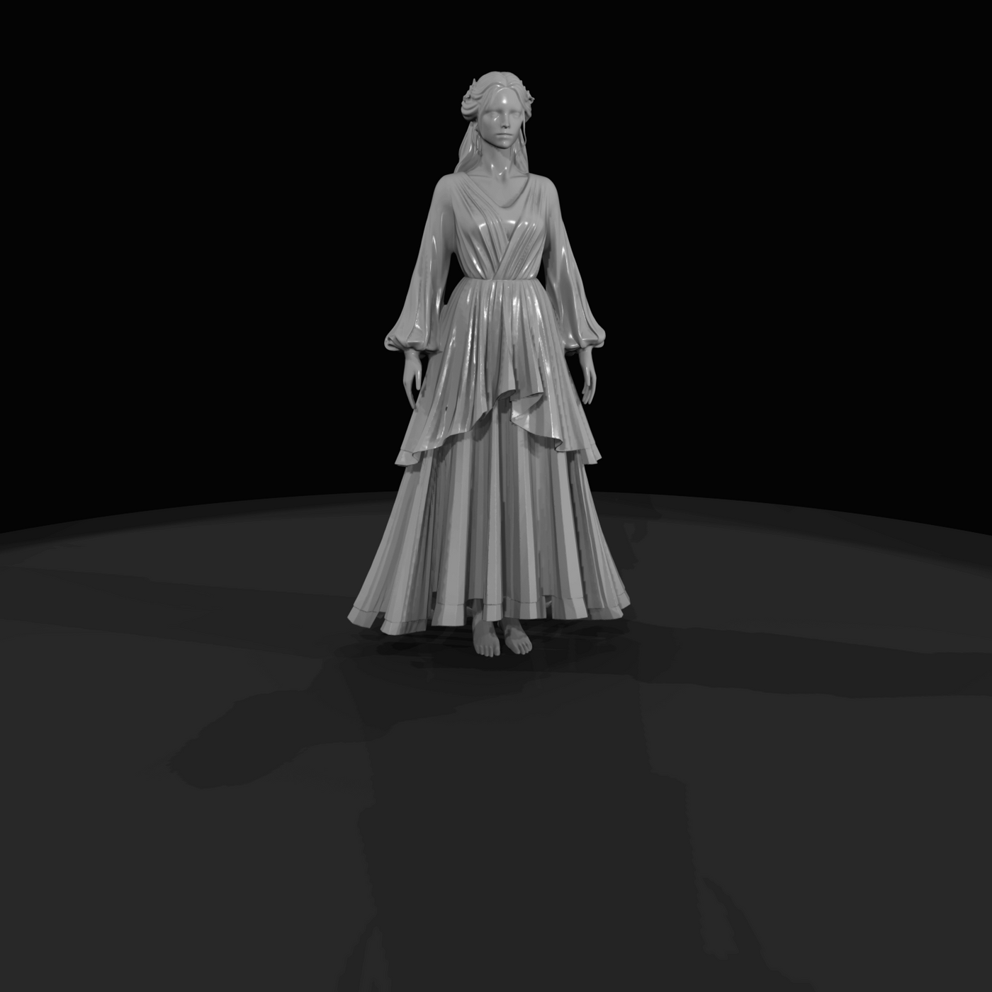 Fashion Model Figure (estimated) — Female
