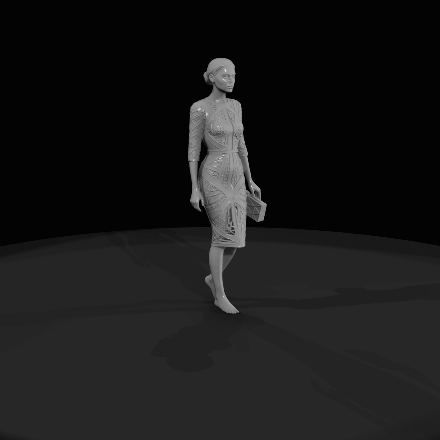 Fashion Model Figure (estimated) — Female