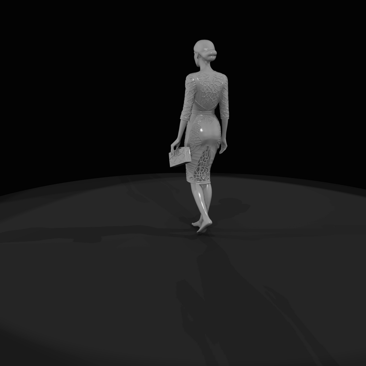 Fashion Model Figure (estimated) — Female