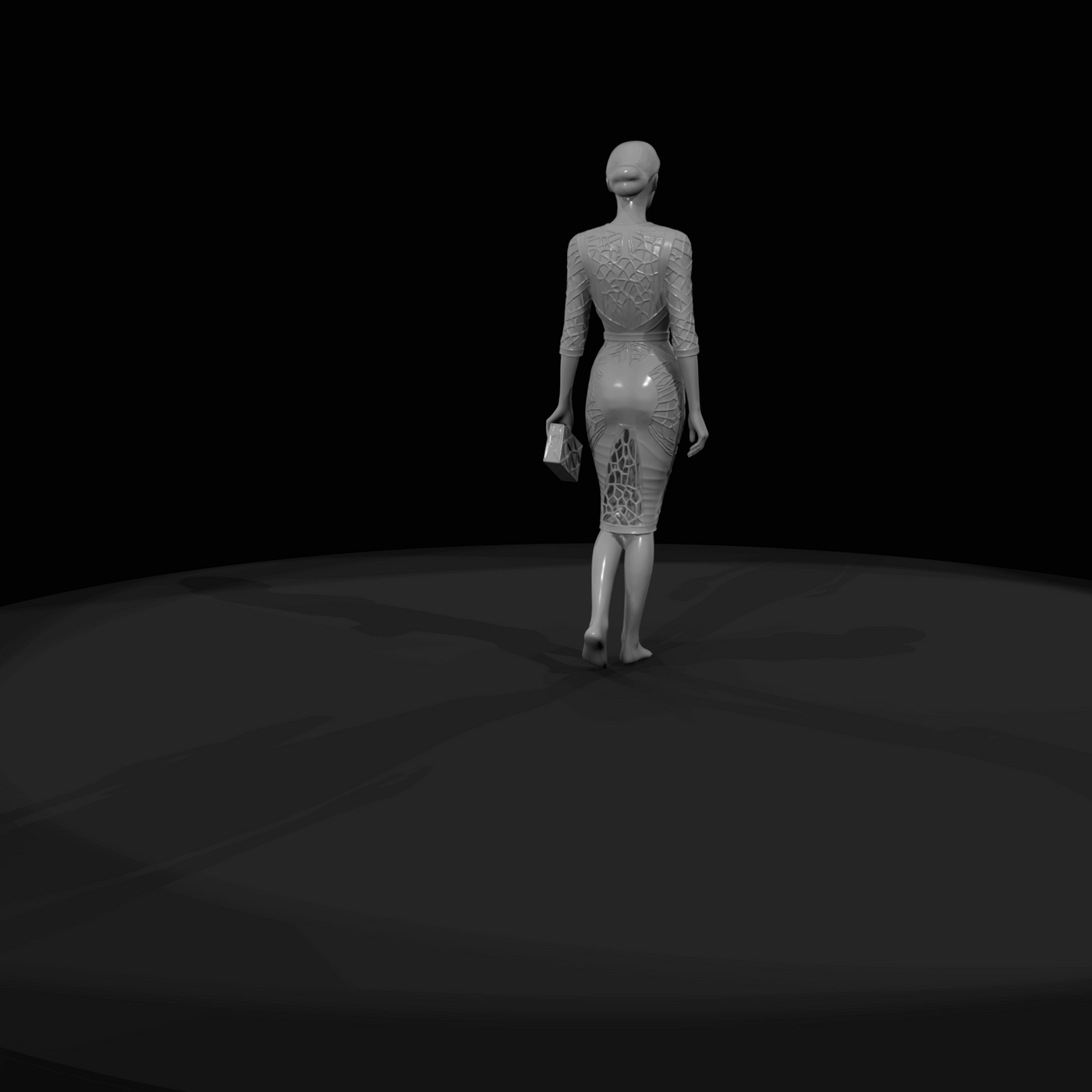 Fashion Model Figure (estimated) — Female