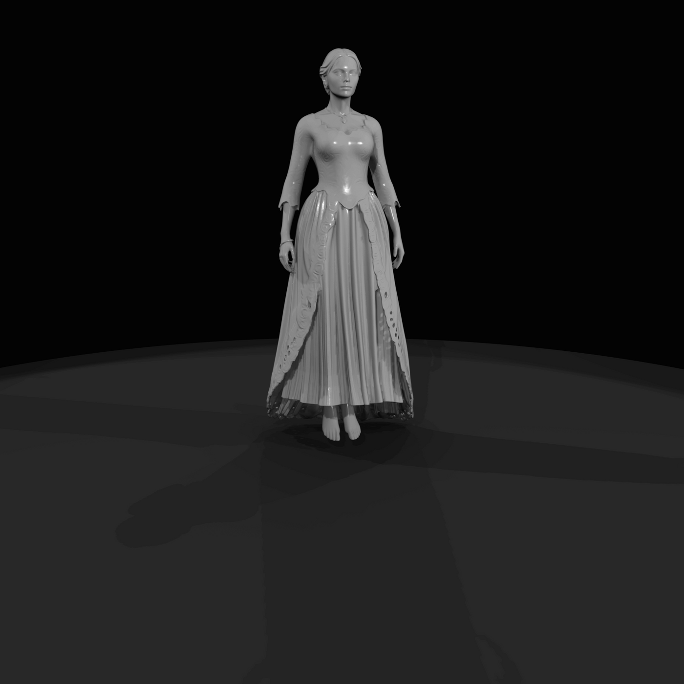 Fashion Model Figure (estimated) — Female