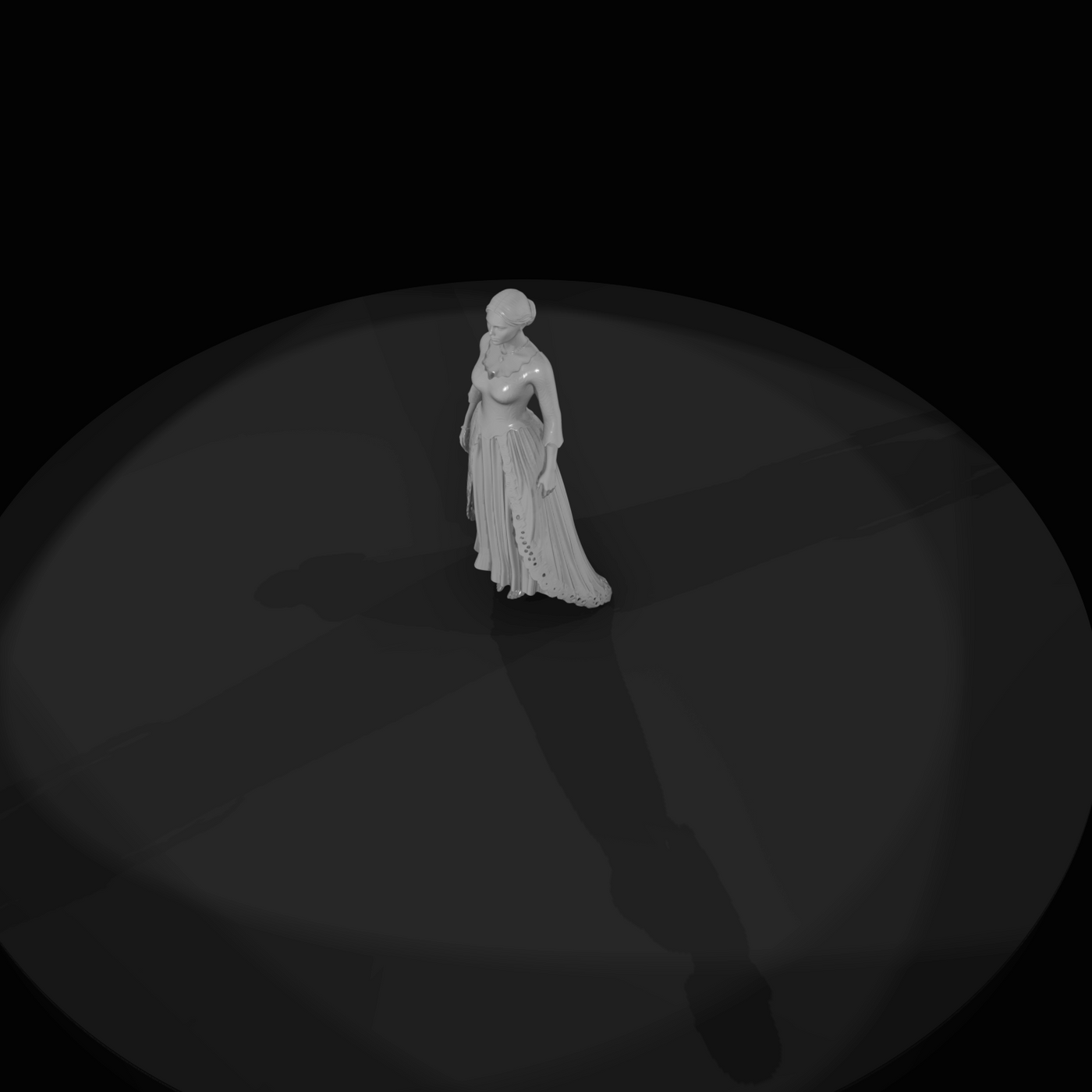 Fashion Model Figure (estimated) — Female