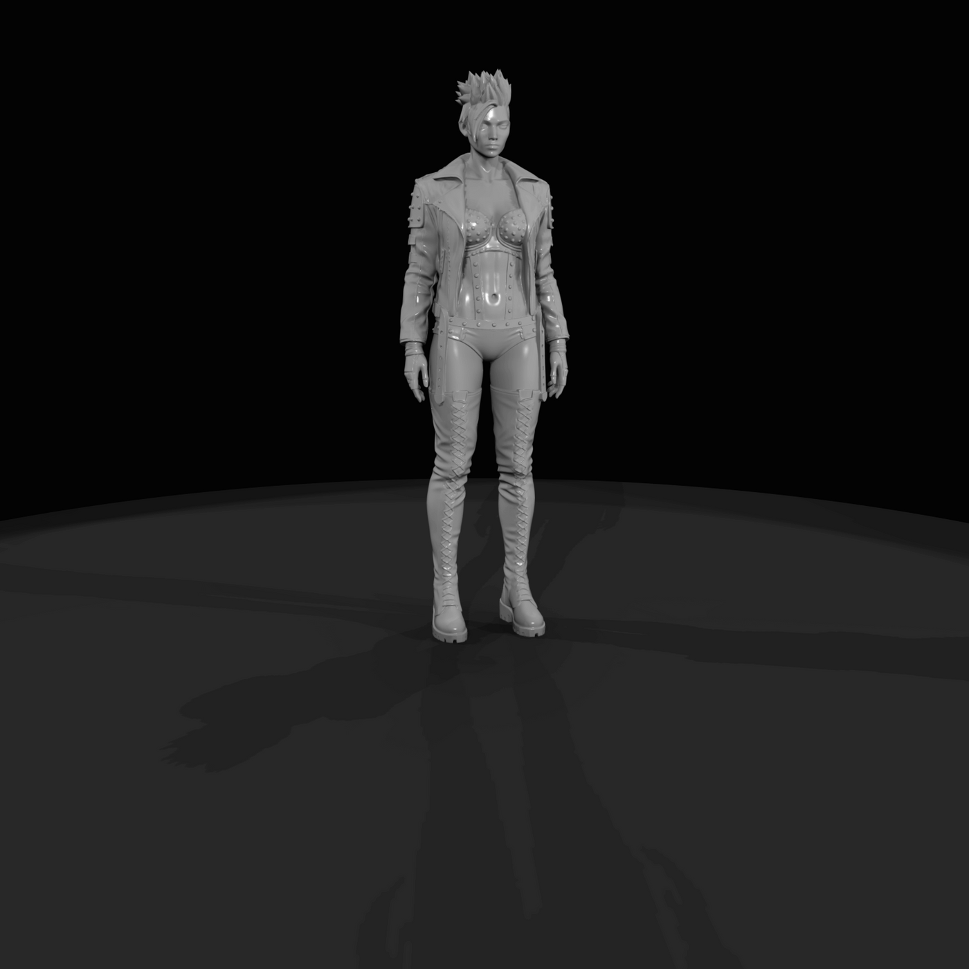 Fashion Model Figure (estimated) — Female