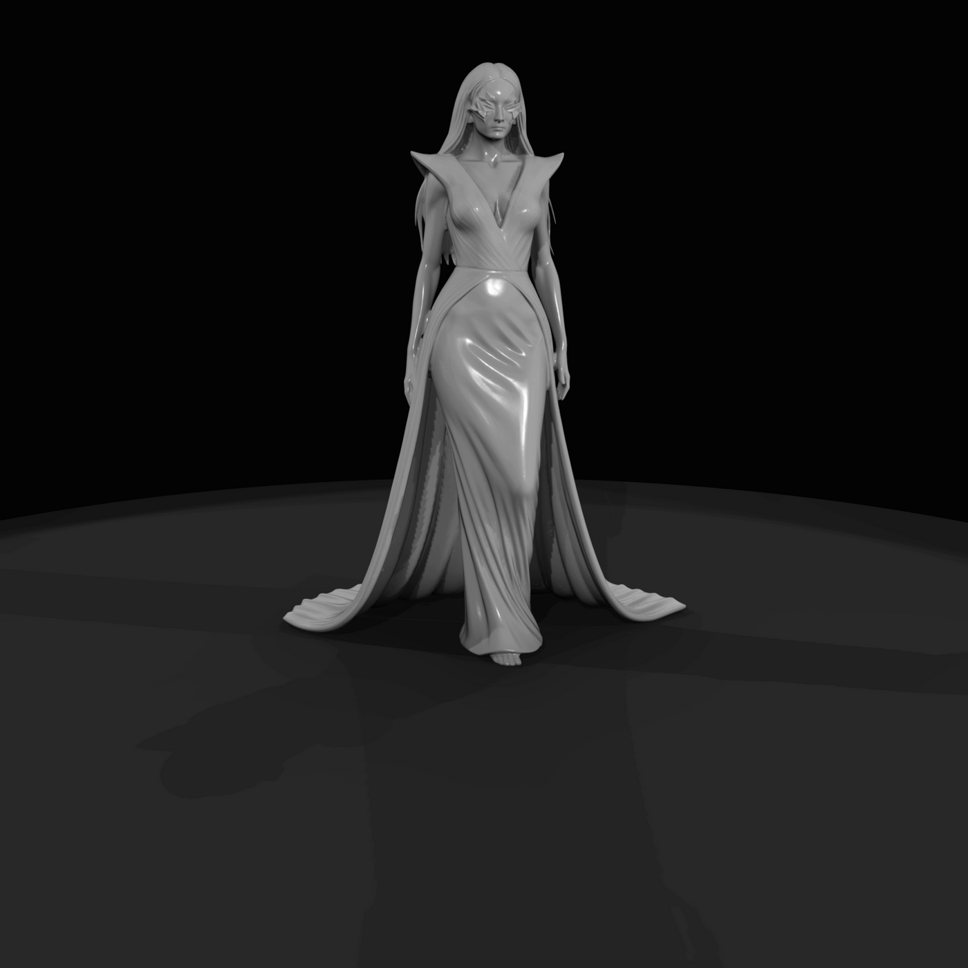 Fashion Model Figure (estimated) — Female
