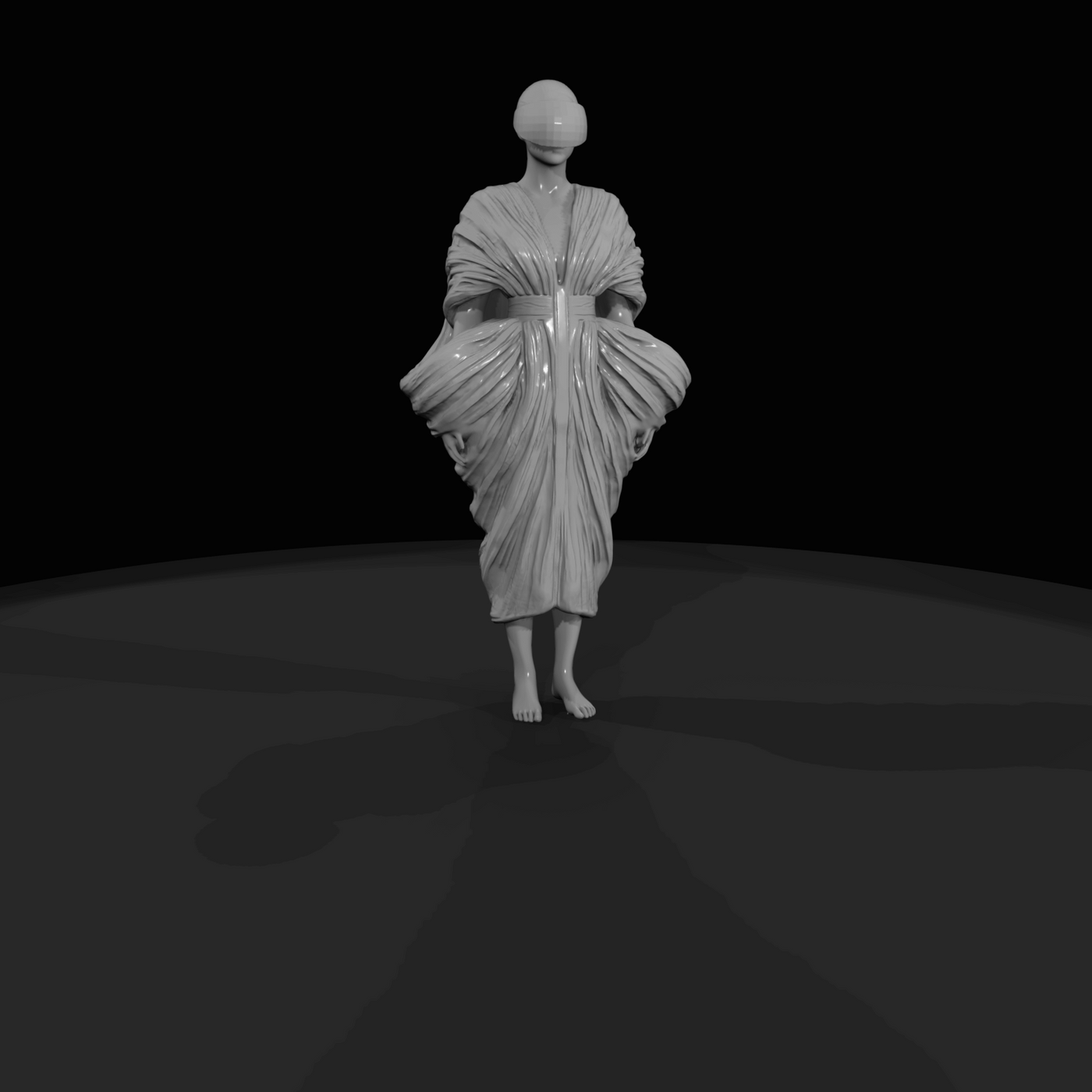 Fashion Model Figure (estimated) — Female
