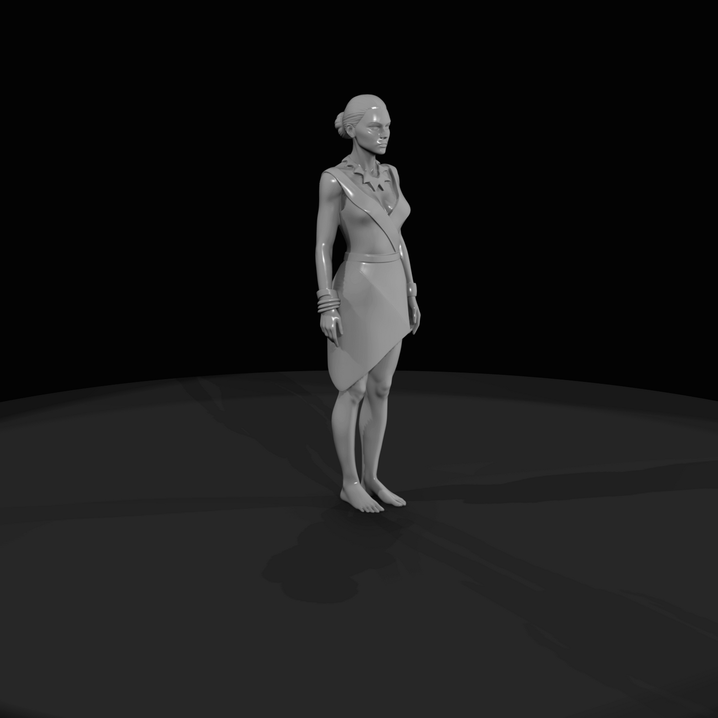 Fashion Model Figure (estimated) — Female