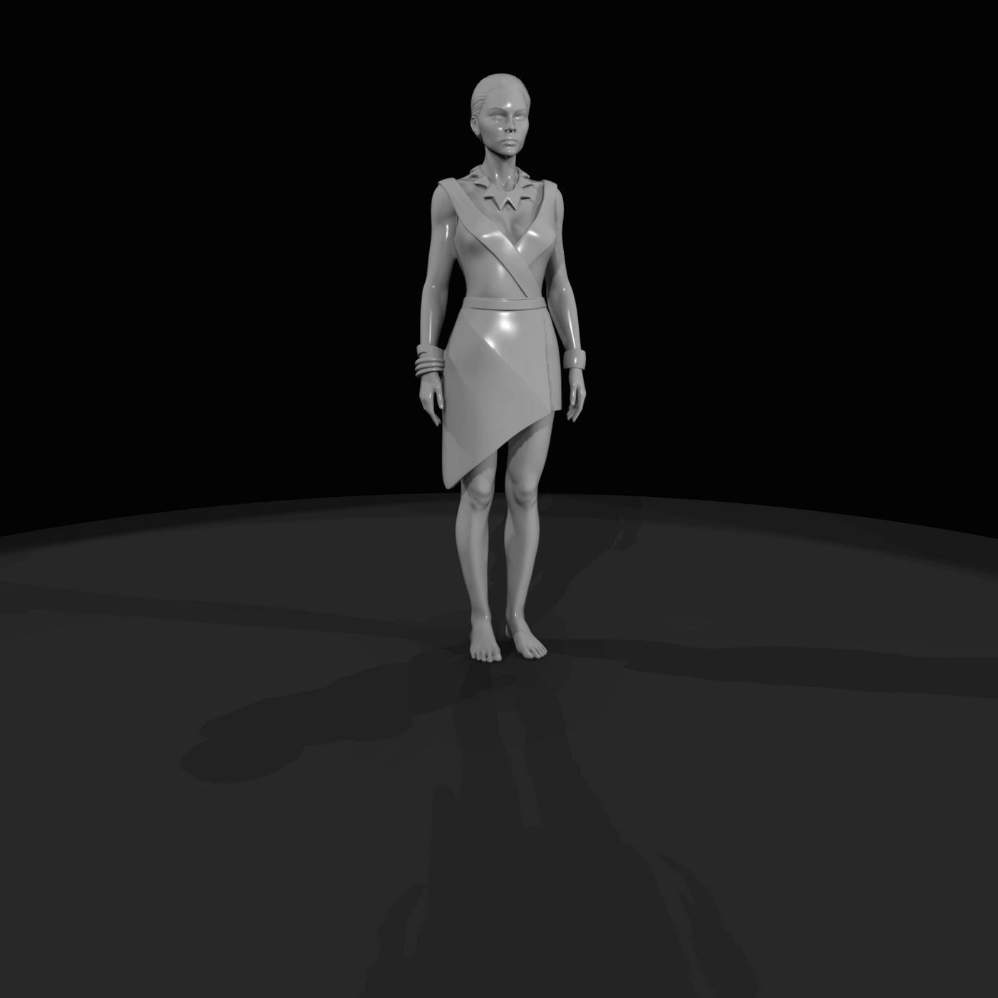 Fashion Model Figure (estimated) — Female