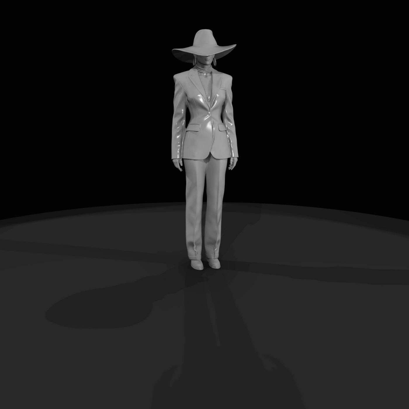Fashion Model Figure (estimated) — Female