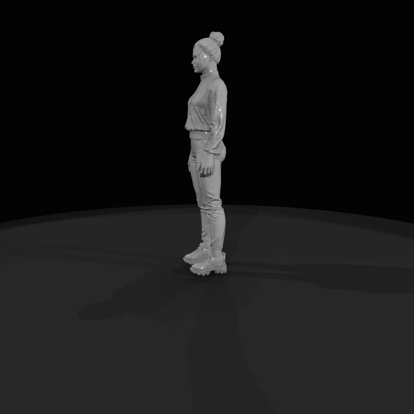 Fashion Model Figure (estimated) — Female