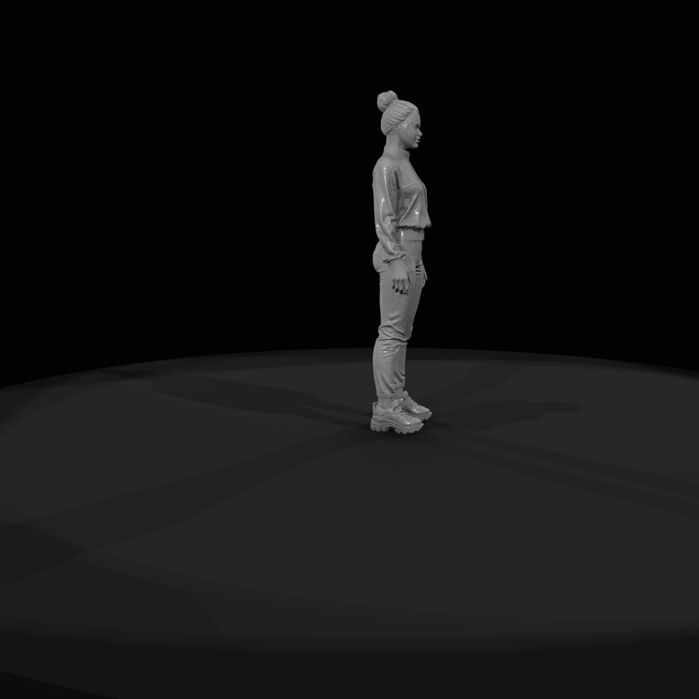 Fashion Model Figure (estimated) — Female