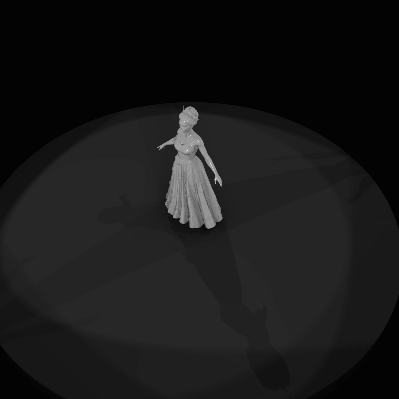 Fashion Model Figure (estimated) — Female