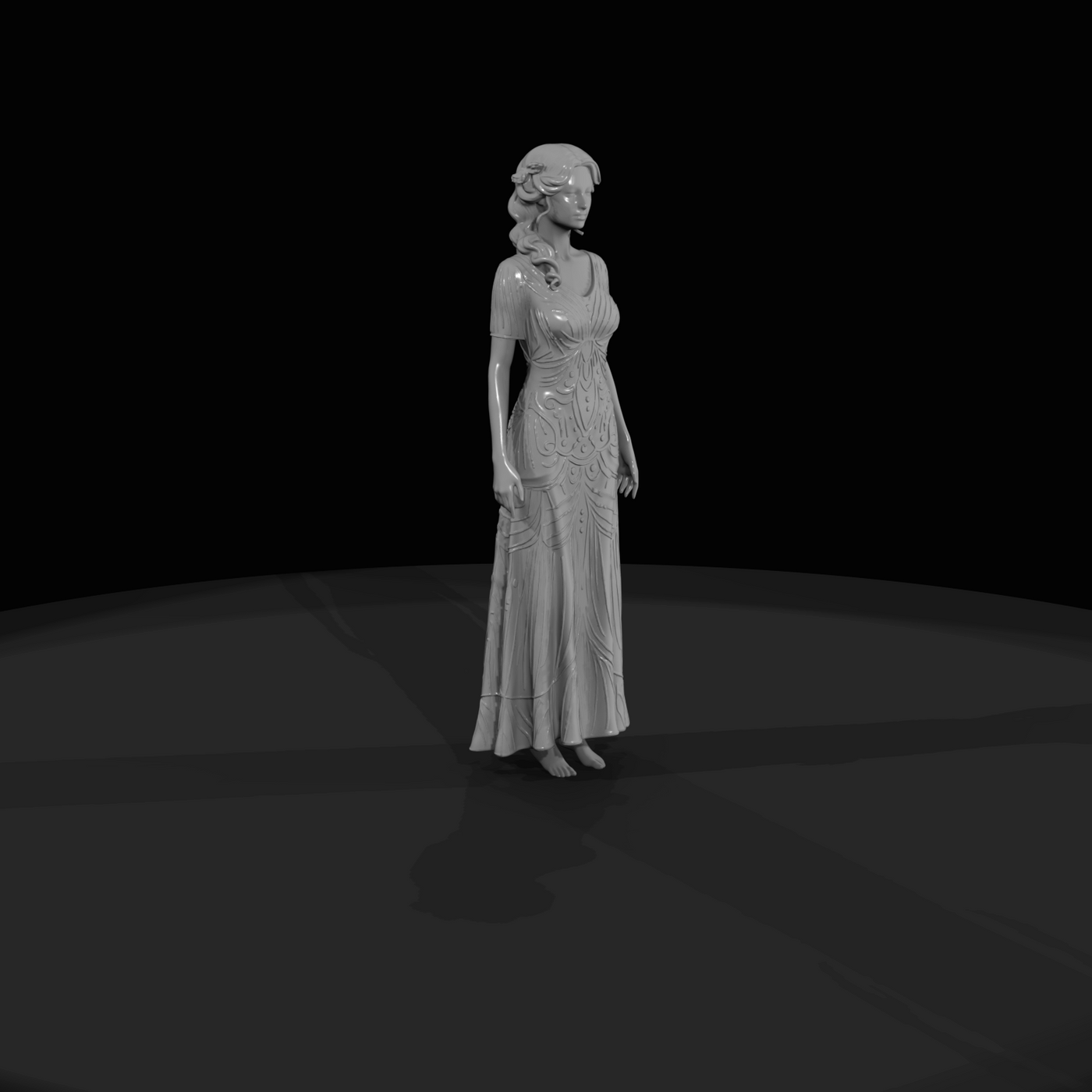 Fashion Model Figure (estimated) — Female
