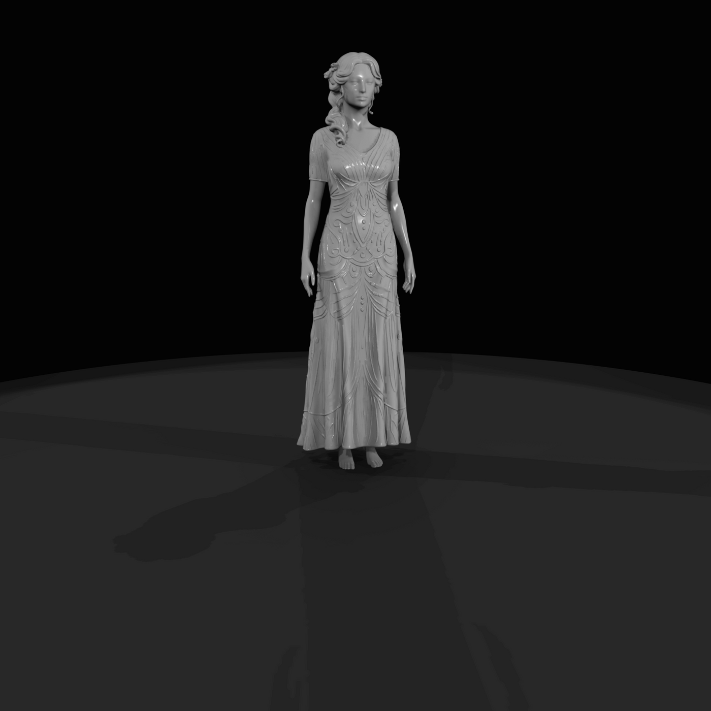 Fashion Model Figure (estimated) — Female