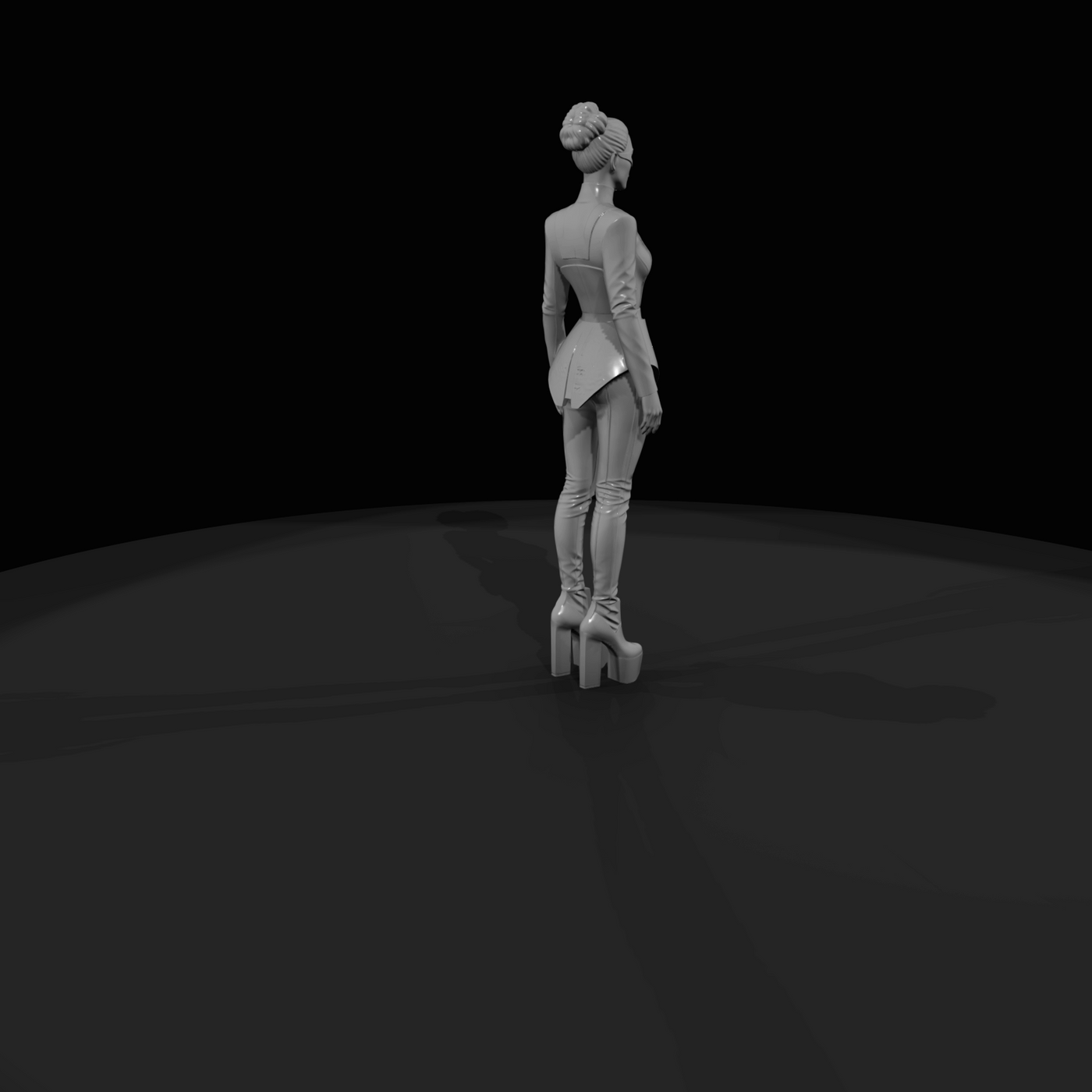 Fashion Model Figure (estimated) — Female