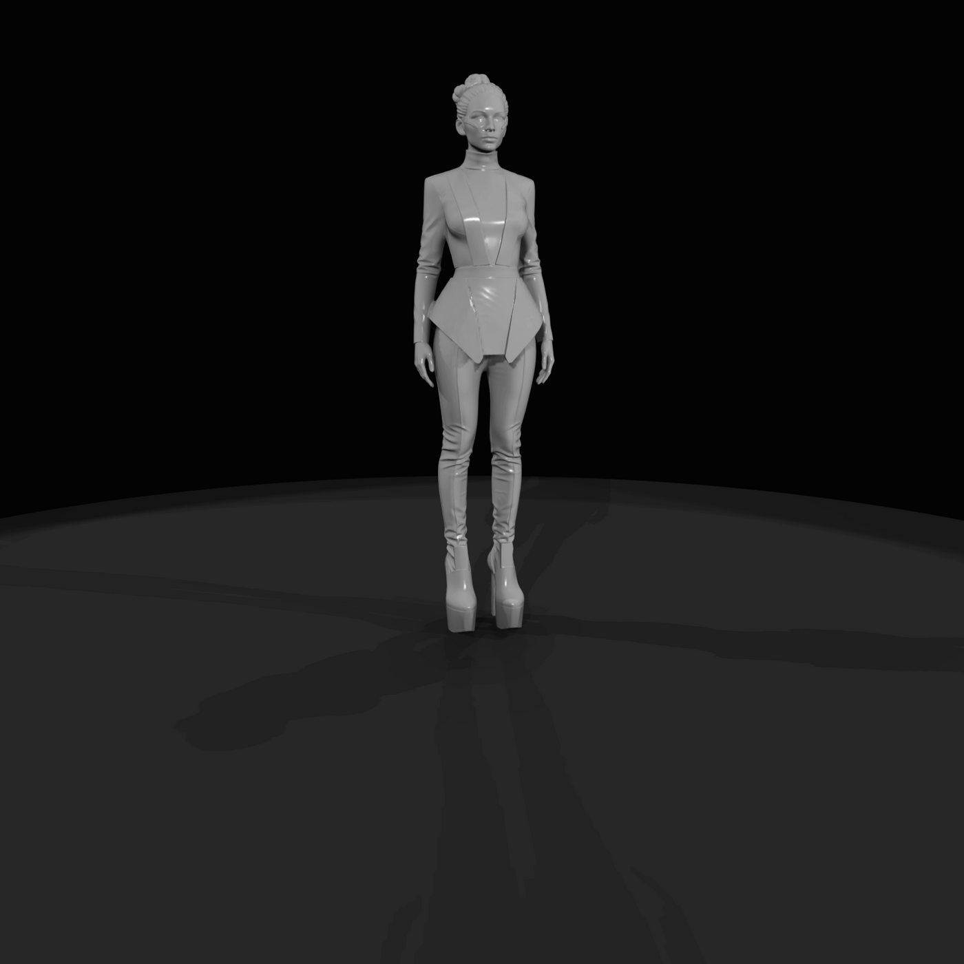 Fashion Model Figure (estimated) — Female
