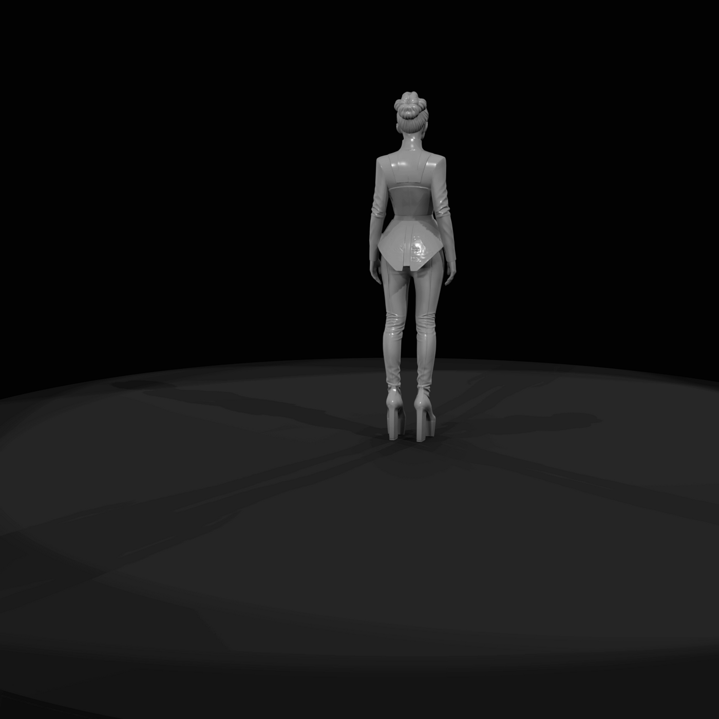 Fashion Model Figure (estimated) — Female