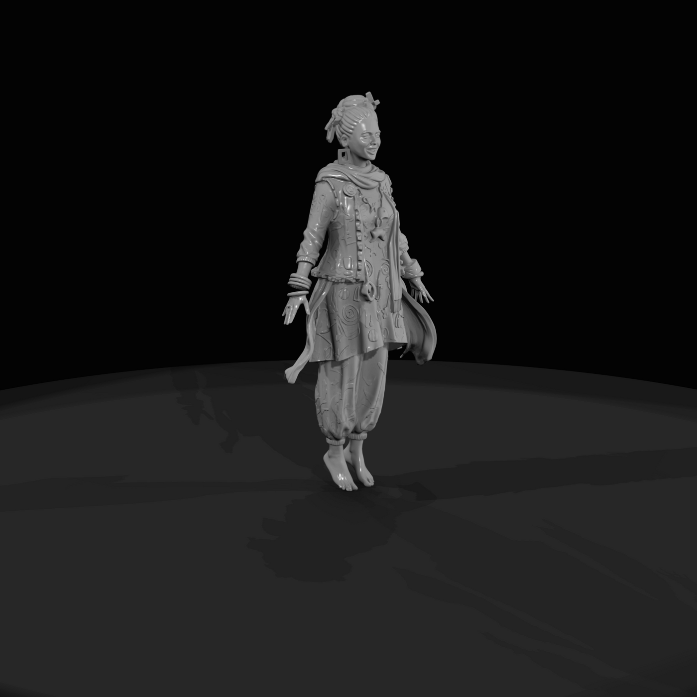 Fashion Model Figure (2020s) — female model 29