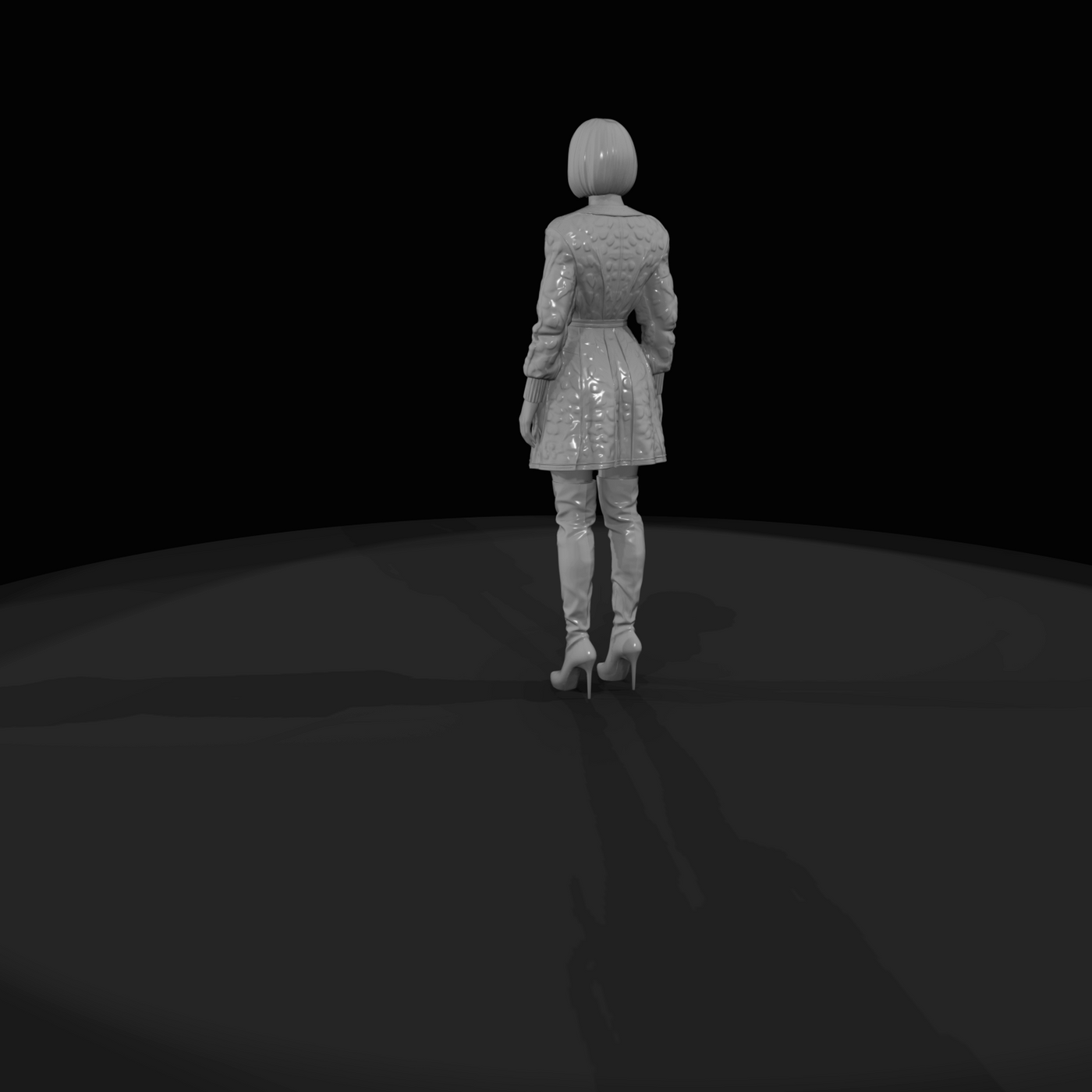 Fashion Model Figure (estimated) — Female