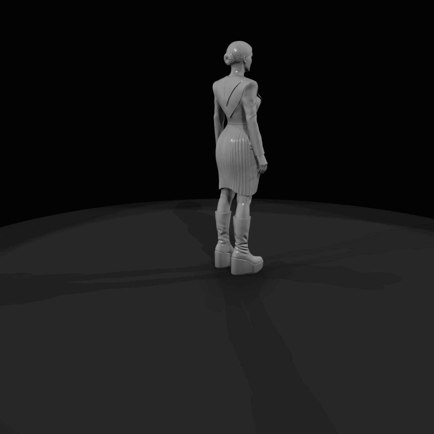 Fashion Model Figure (estimated) — Female