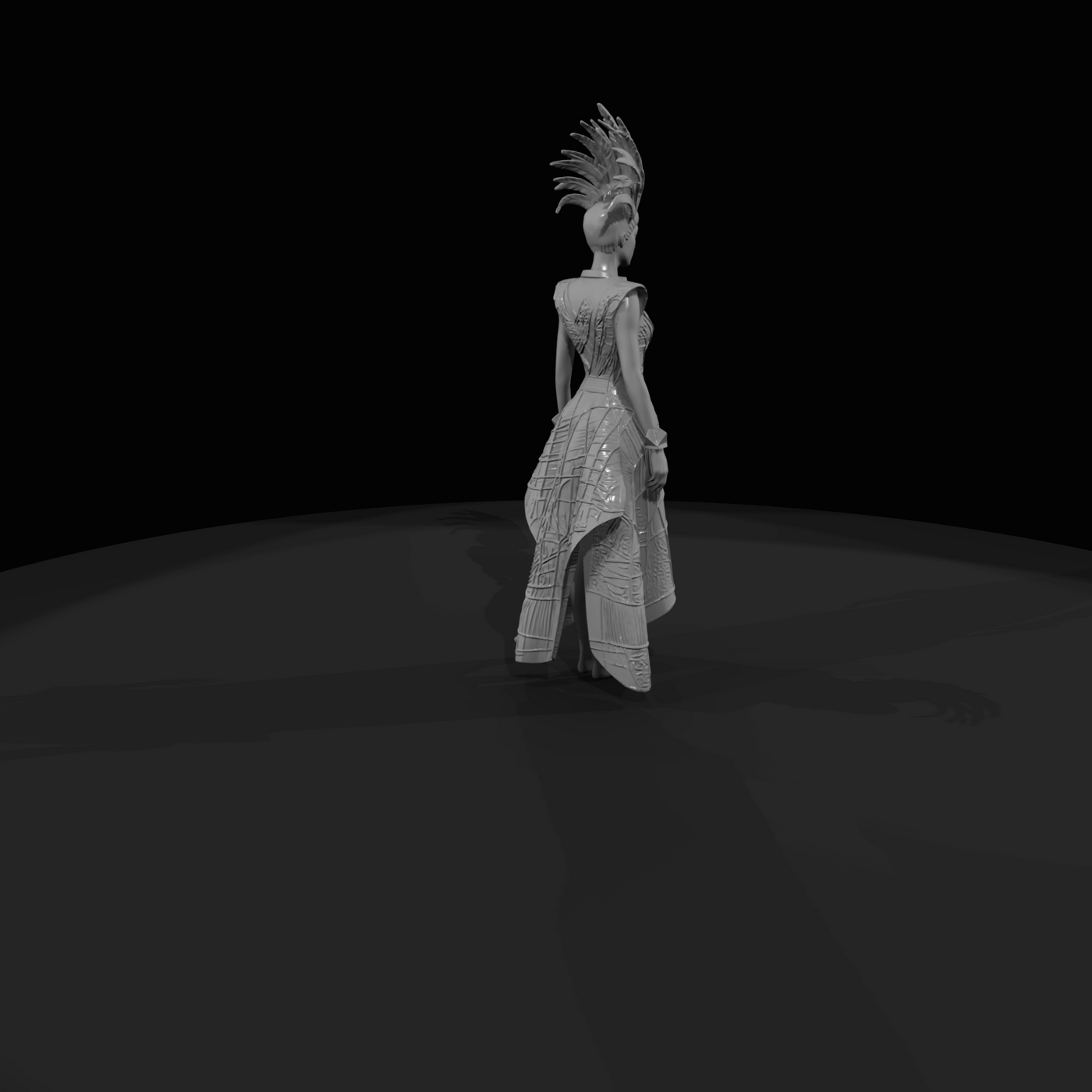 Fashion Model Figure (estimated) — Female