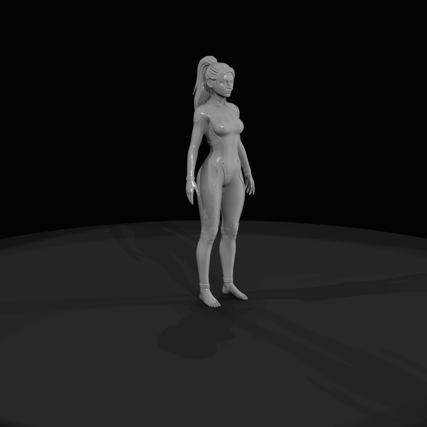 Fashion Model Figure (estimated) — Female