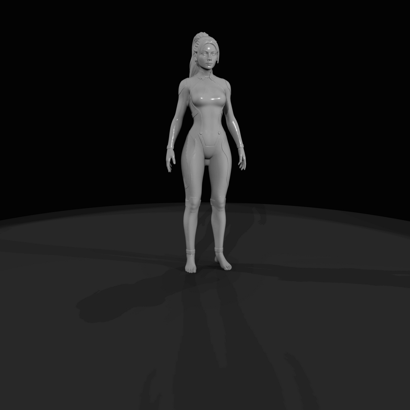 Fashion Model Figure (estimated) — Female