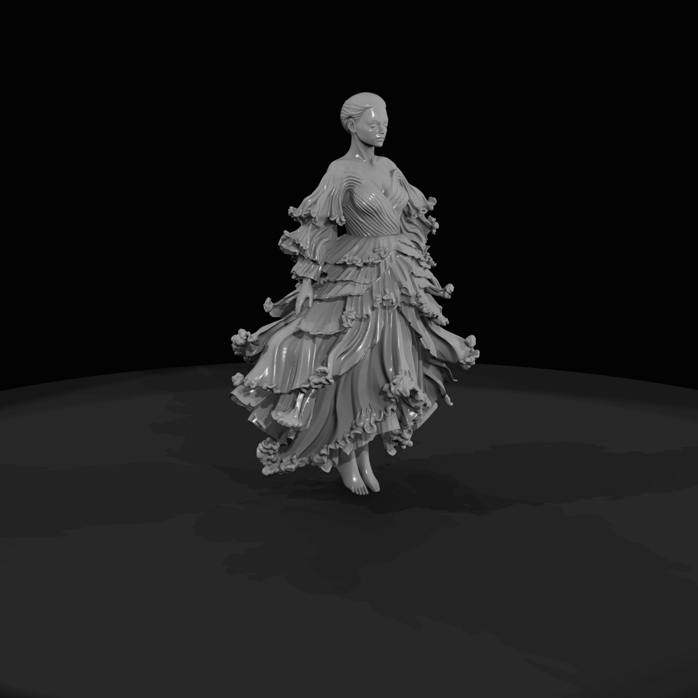 Fashion Model Figure (estimated) — Female