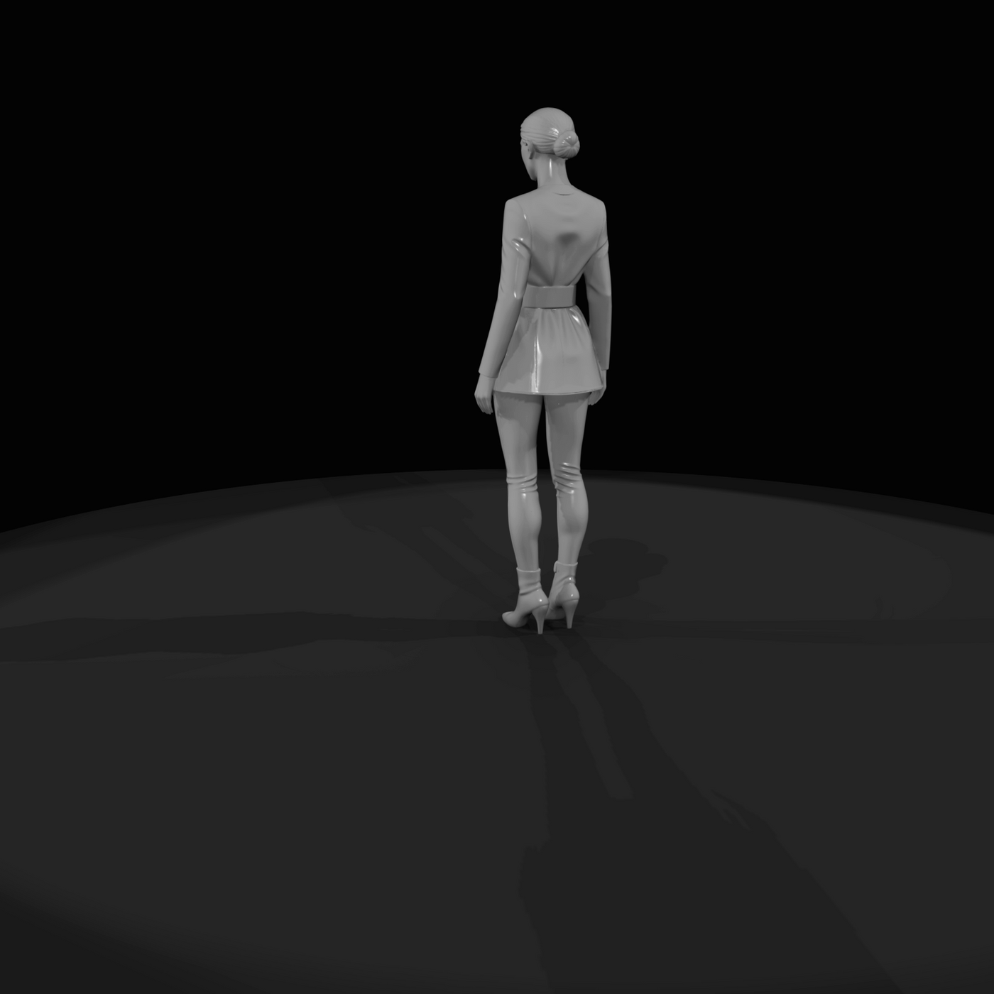 Fashion Model Figure (estimated) — Female