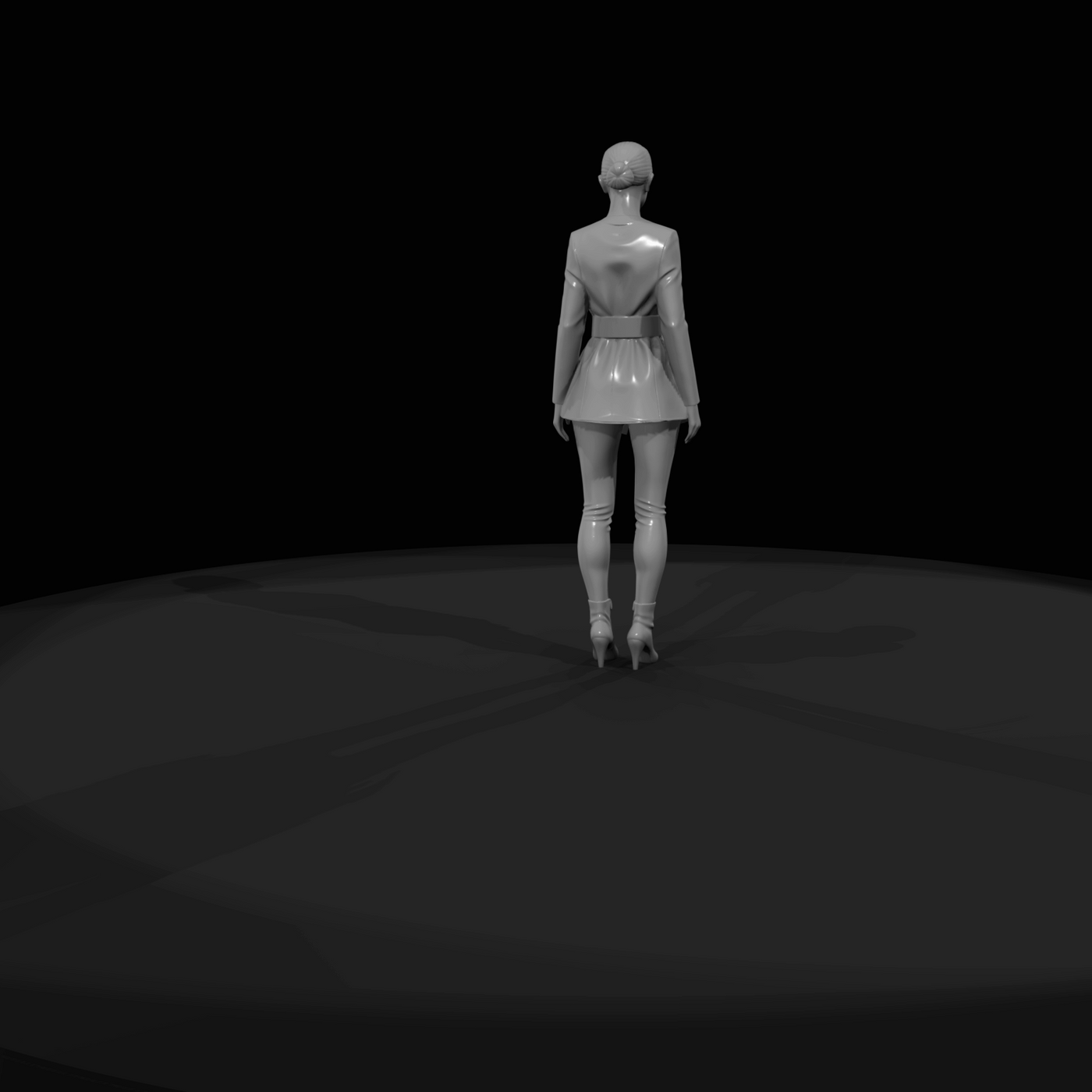 Fashion Model Figure (estimated) — Female