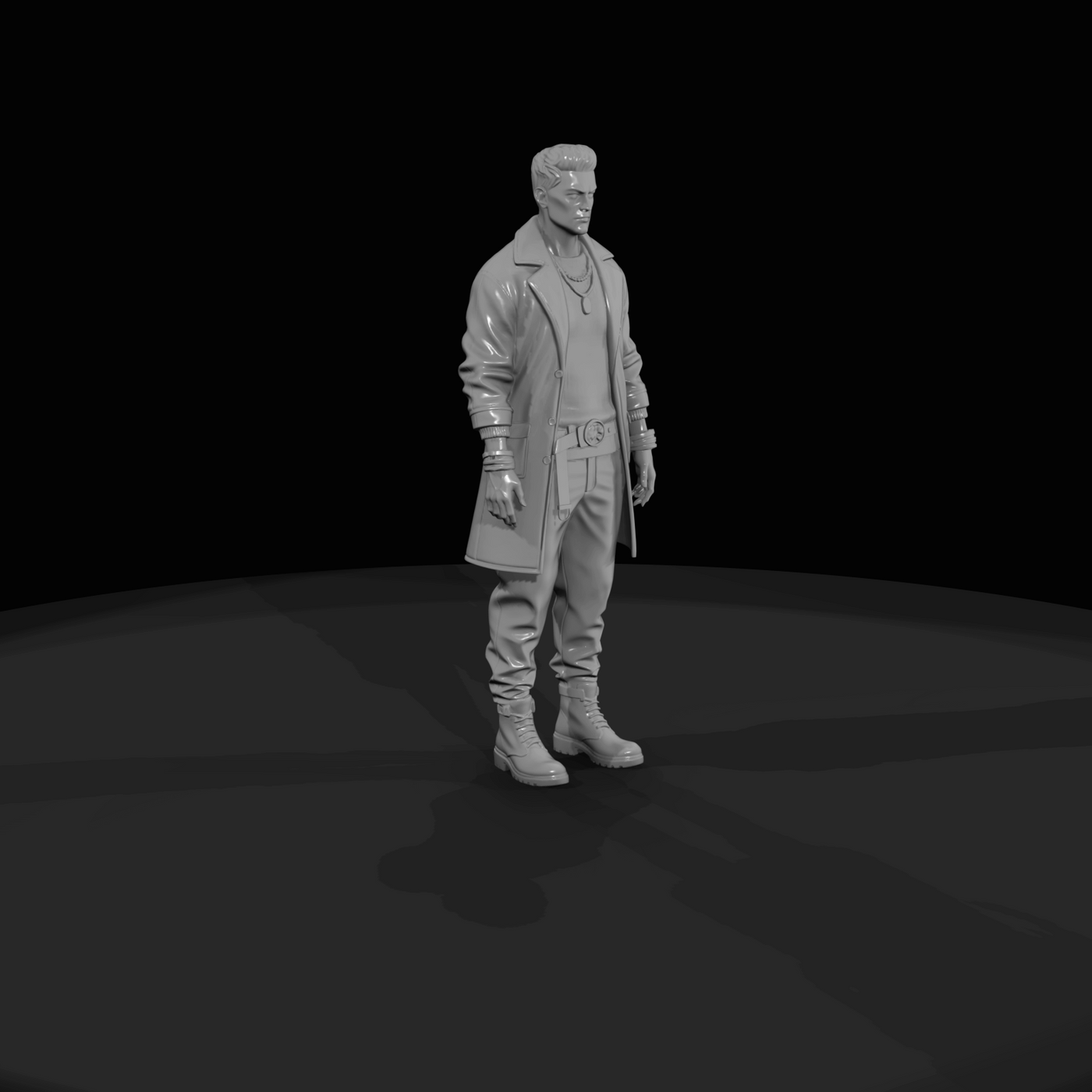 Fashion Model Figure (2020s) — Male
