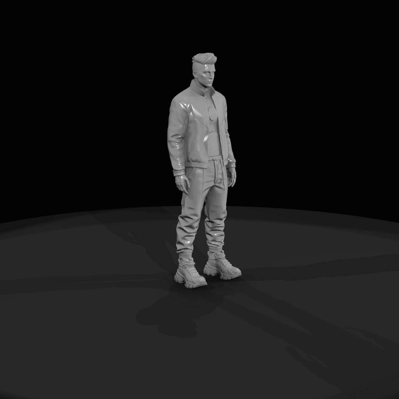 Fashion Model Figure (2020s) — Male