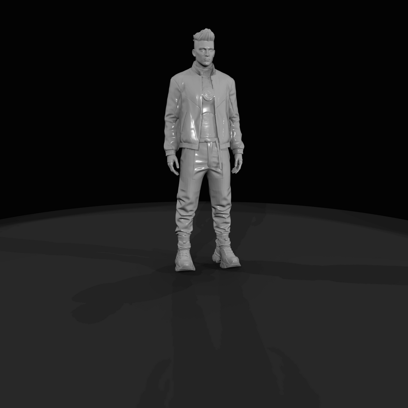 Fashion Model Figure (2020s) — Male