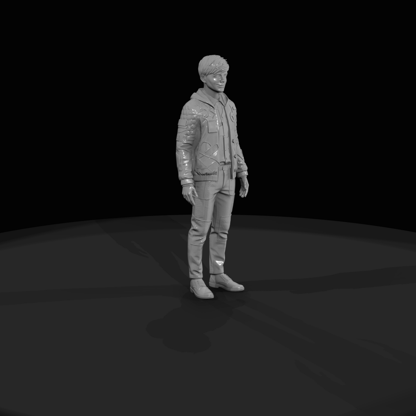 Fashion Model Figure (2020s) — Male