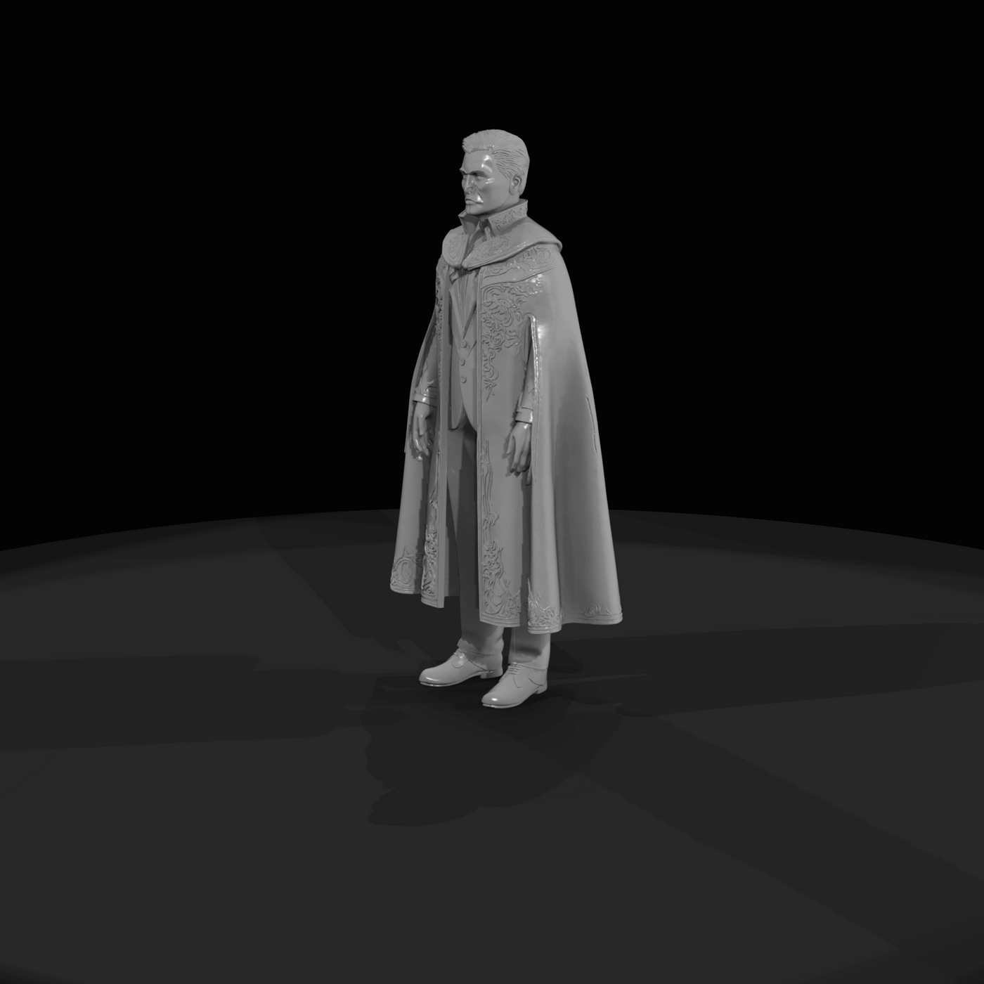 Fashion Model Figure (estimated) — Male In