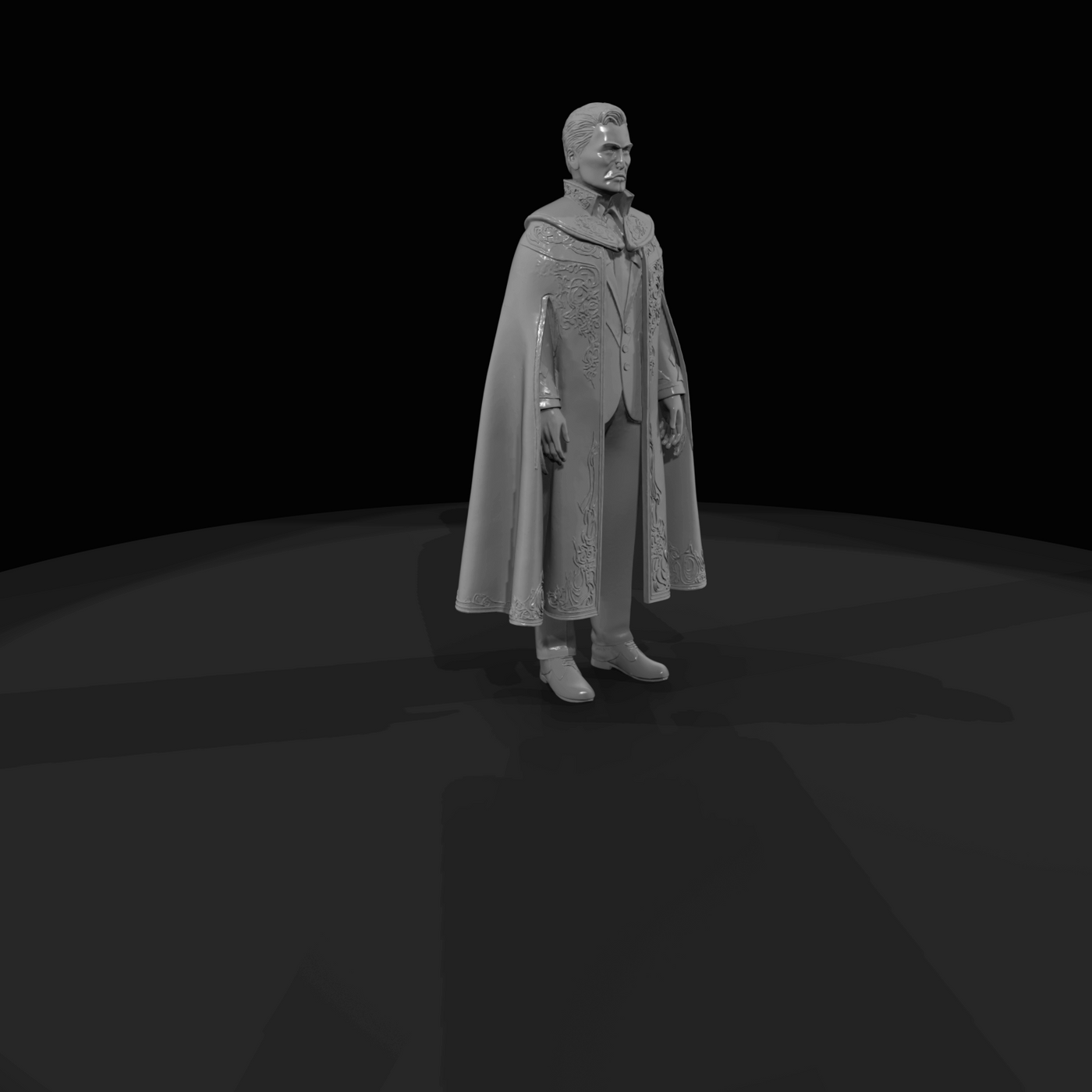 Fashion Model Figure (estimated) — Male In