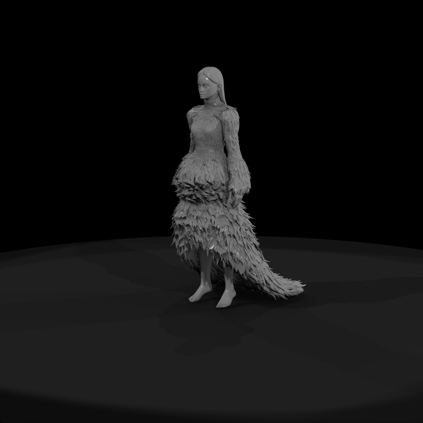fashion models tall female model