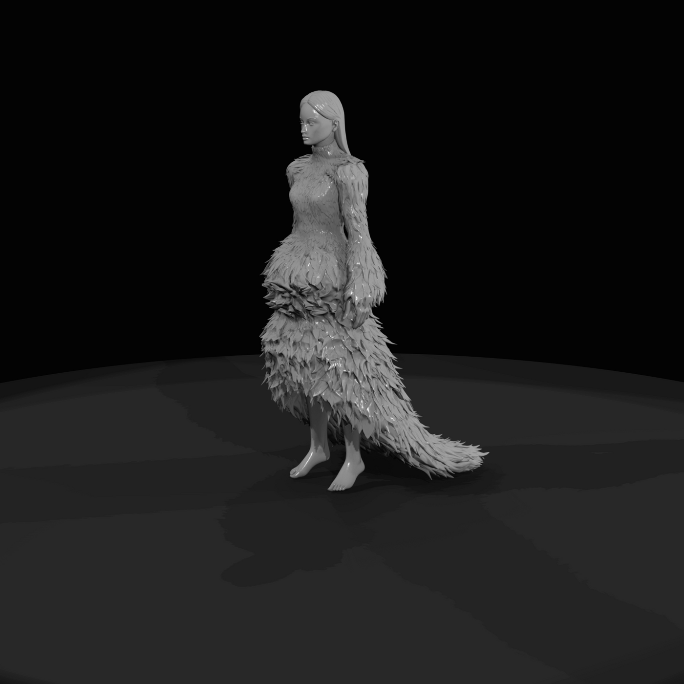 Fashion Model Figure (estimated) — Tall Female