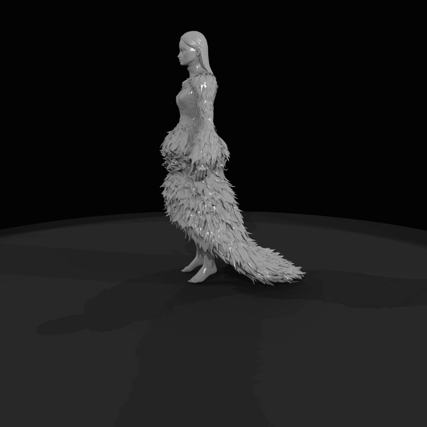 Fashion Model Figure (estimated) — Tall Female