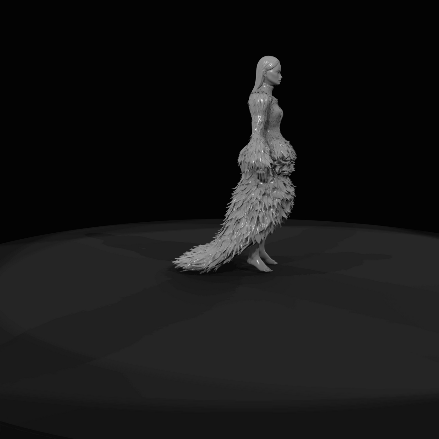 Fashion Model Figure (estimated) — Tall Female