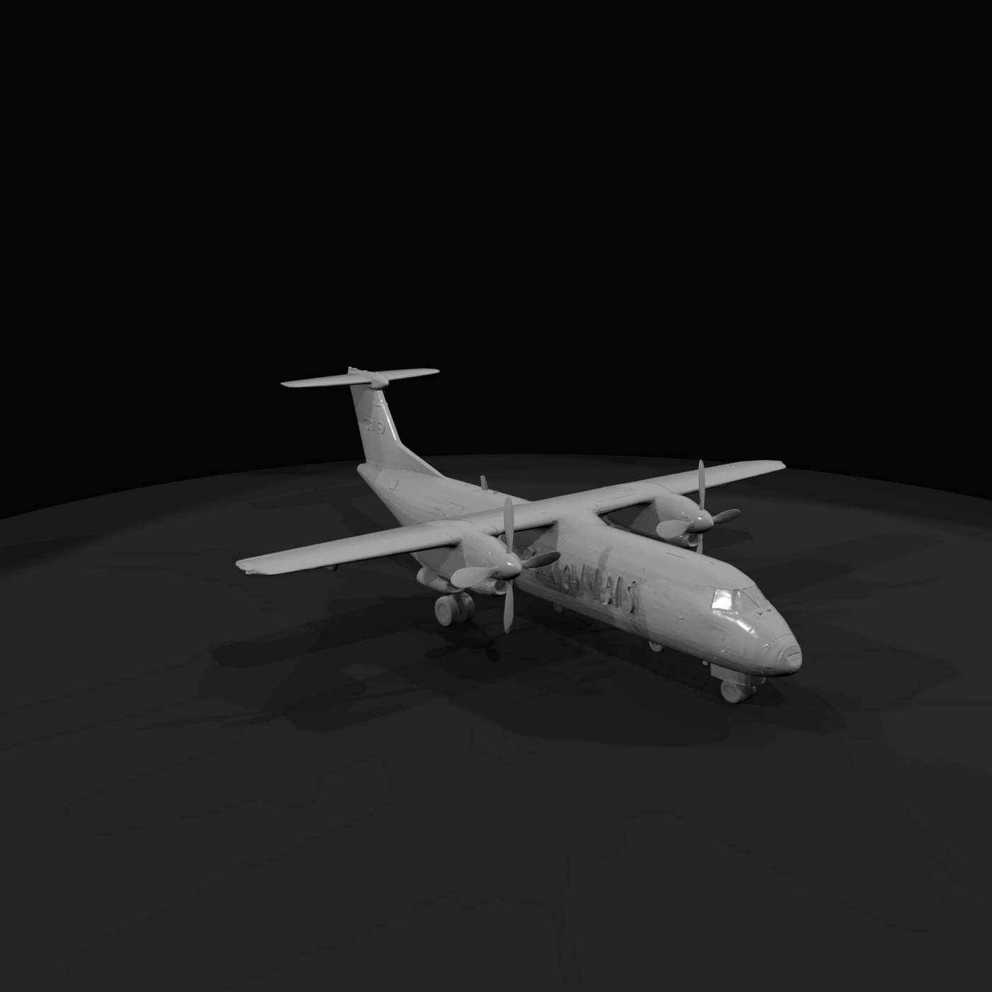 Fedex Atr 72600 Cargo Aircraft 360 (estimated)