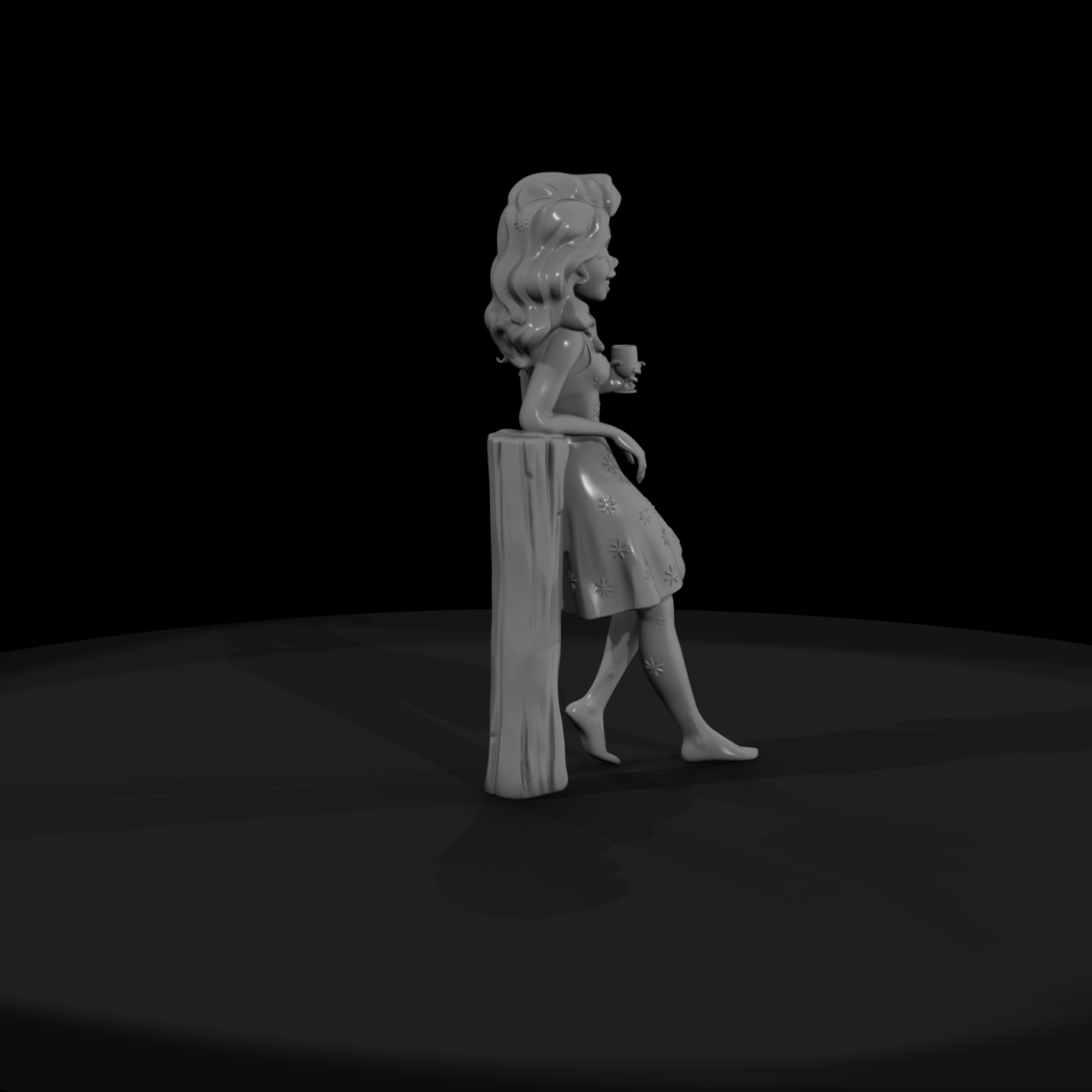 female moonshine customer