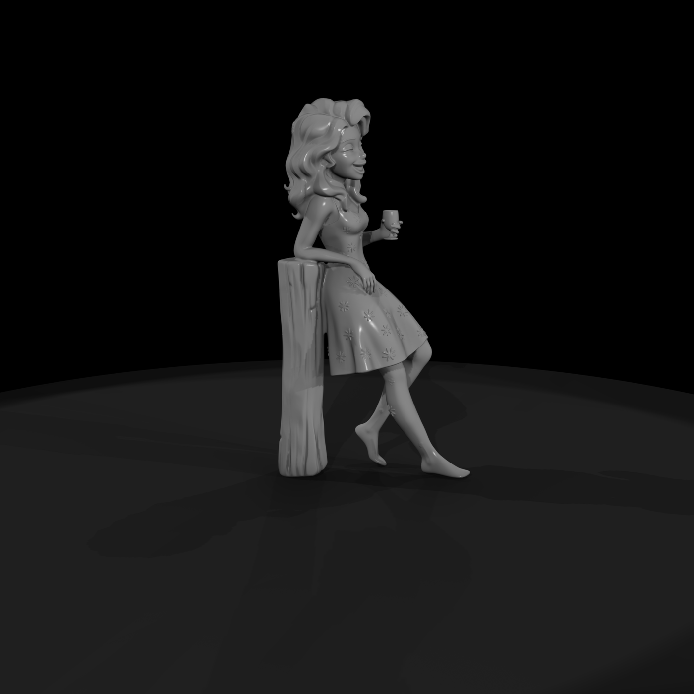 female moonshine customer