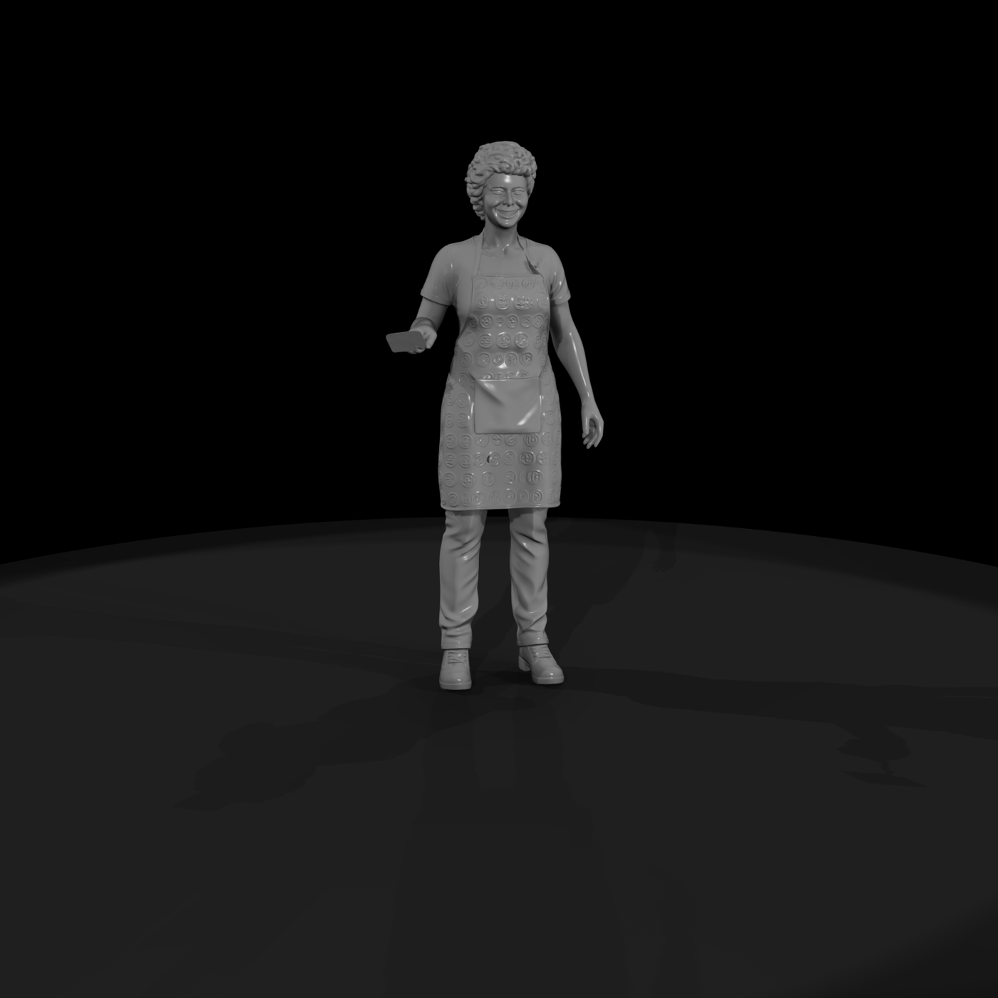Female Street Female Street Vendor Miniature (3D Printable) Miniature (3D Printable)