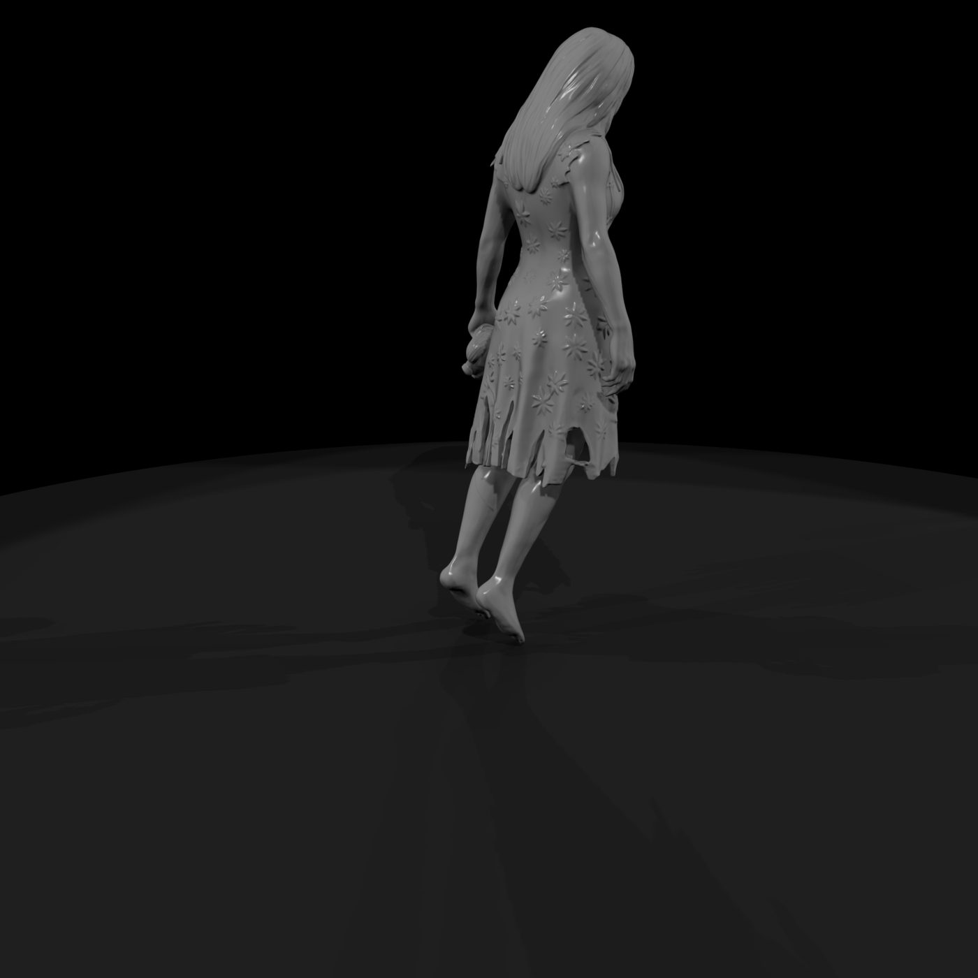 female zombie